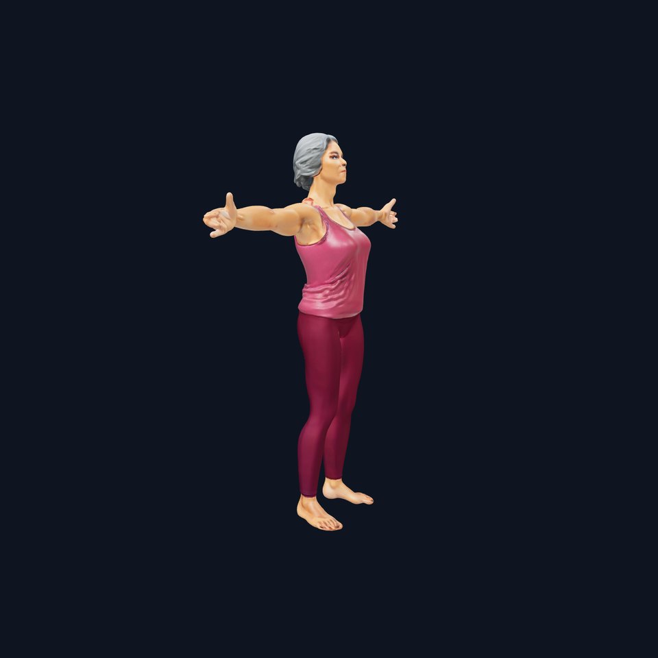 Dynamic Yoga Pose model pack